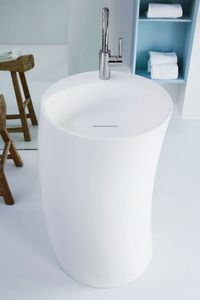 умывальник на ножках / из Solid Surface / уникальный дизайн / для профессионального использования