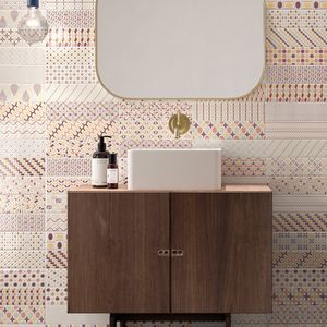 кафельная плитка для интерьера / настенная / из керамики / 25x75 см