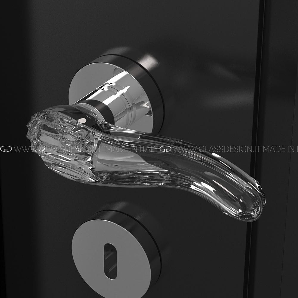 Дверная ручка Kiara GLASS DESIGN Srl из латуни / из кристалла
