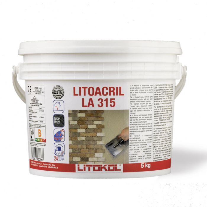 Клей для плитки готовый litokol litoacril plus 5 кг как использовать ...