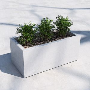 кадка для садовых растений из бетона