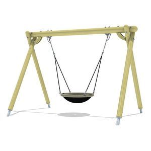 качели из дерева