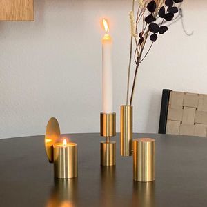 подсвечник из латуни