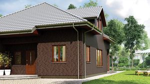 облицовка фасада из кирпича