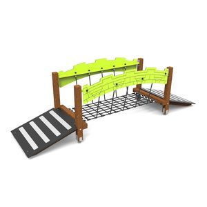 мостик для игровой площадки из дерева