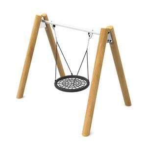 качели из дерева
