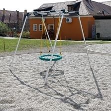 качели из алюминия