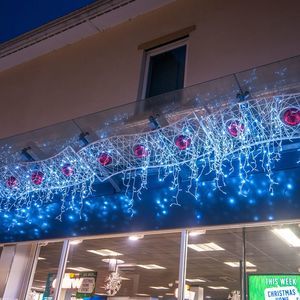 светодиодная рождественская световая декорация