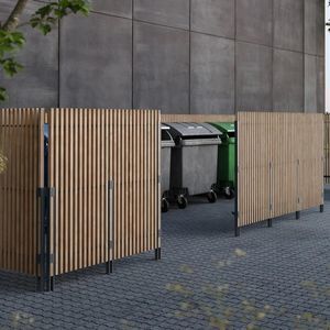 ограждение для мусорного бака для профессионального использования