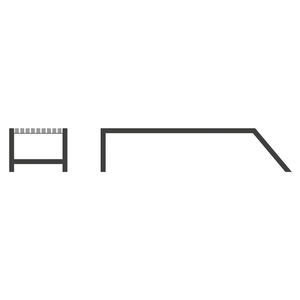 современная общественная скамейка