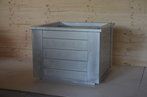 кадка для растений из цинка