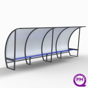 скамейка запасных с навесом для 10 человек