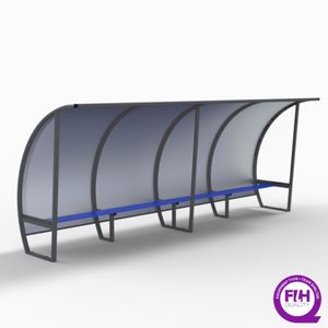 скамейка запасных с навесом для 10 человек