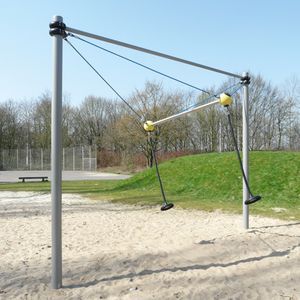 канатная дорога для игровой площадки