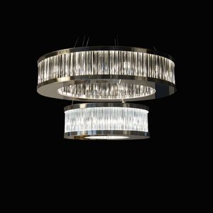 люстра винтаж / из муранского стекла / из металла / LED