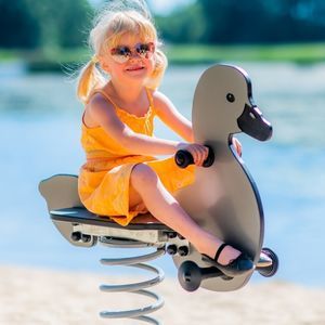качалка на пружине из металла