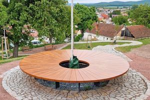 современная общественная скамейка 1