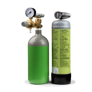 бутылка CO₂