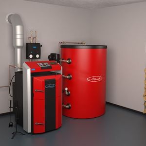 паровой котел с газификацией древесины