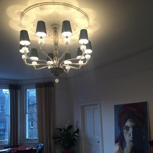 современная люстра