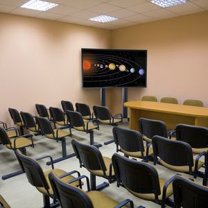 современная подставка под телевизор на ножке