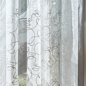 гардинная занавеска с рисунком 1