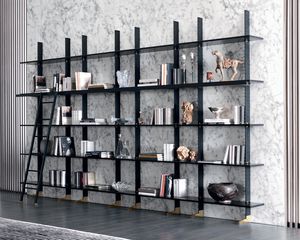 современный книжный шкаф