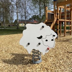 качалка на пружине из стали