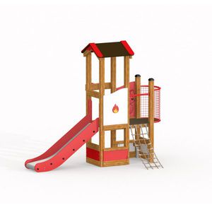 домик для игр пожарная станция