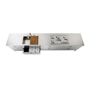кухня из нержавеющей стали 1
