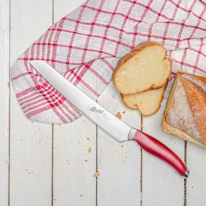 нож для хлеба с пластиковой ручкой