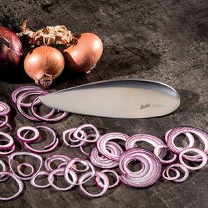 кухонный нож с рукояткой из нержавеющей стали