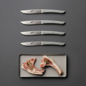 нож для стейка с пластиковой ручкой