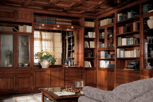 классический книжный шкаф
