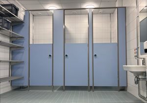 перегородка для туалета из ламината высокого давления