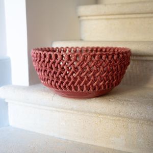 корзинка для хлеба из глазированной керамики