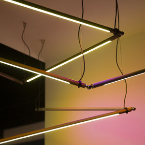 подвесной светильник / LED / линейный / из анодированного алюминия