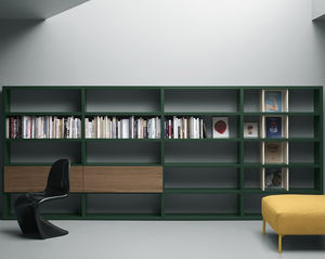 современный книжный шкаф