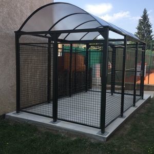 защищенный навес для велосипедов