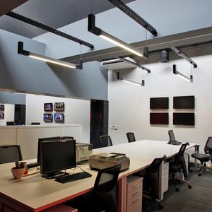 подвесной светильник / LED / линейный / из экструдированного алюминия