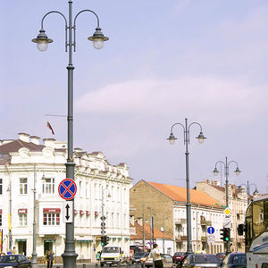 городской фонарный столб