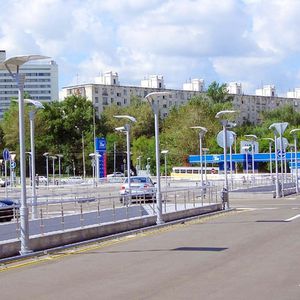 городской фонарный столб