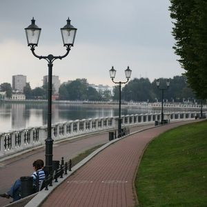 городской фонарный столб