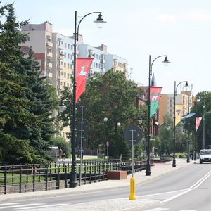 городской фонарный столб
