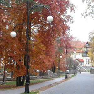 городской фонарный столб