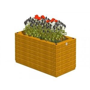 кадка для садовых растений из дерева