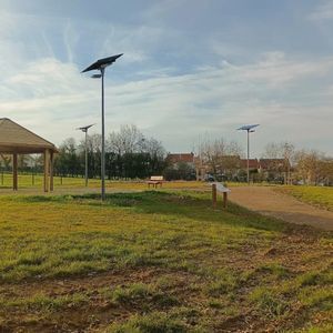 городской фонарный столб