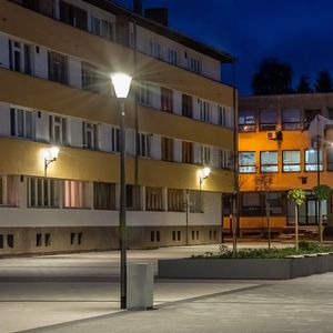 городской фонарный столб