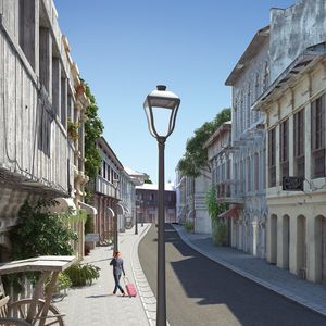 городской фонарный столб