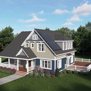 простая фотоэлектрическая панель в установке